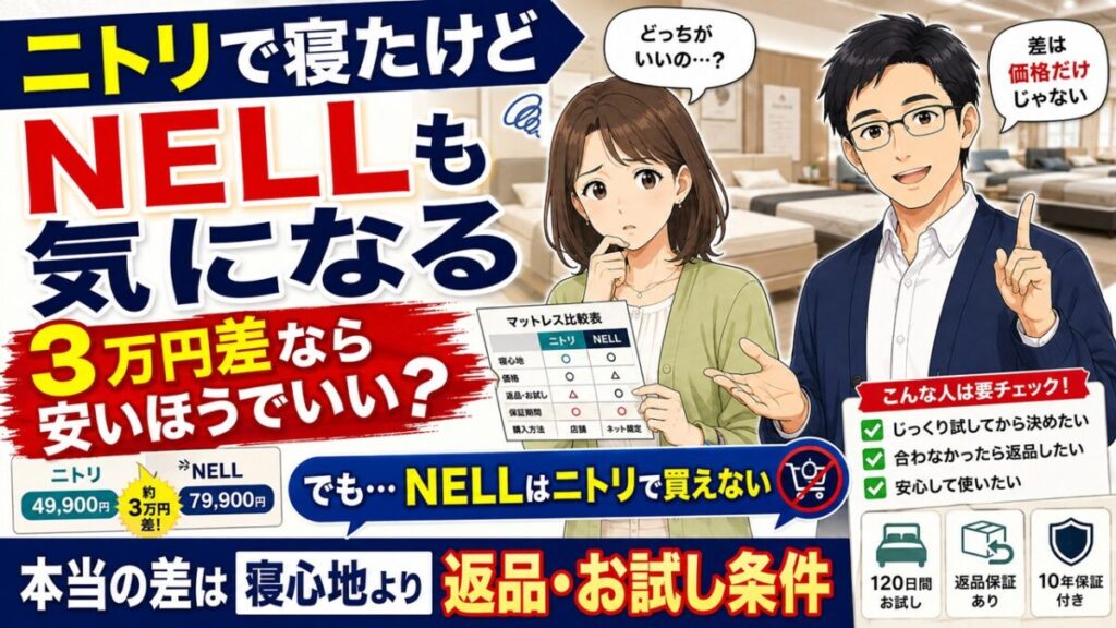 nellマットレス ニトリ