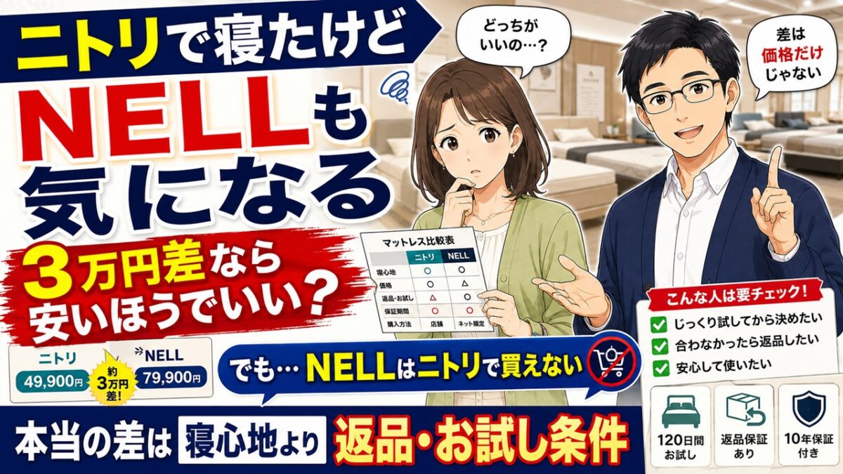 nellマットレス ニトリ