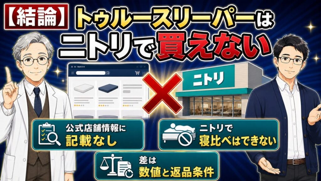 トゥルースリーパー ニトリ