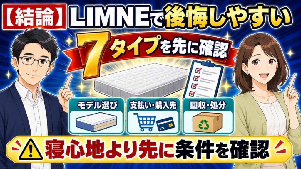 LIMNEマットレスで後悔する人