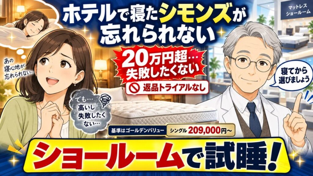 マットレス おすすめシモンズ