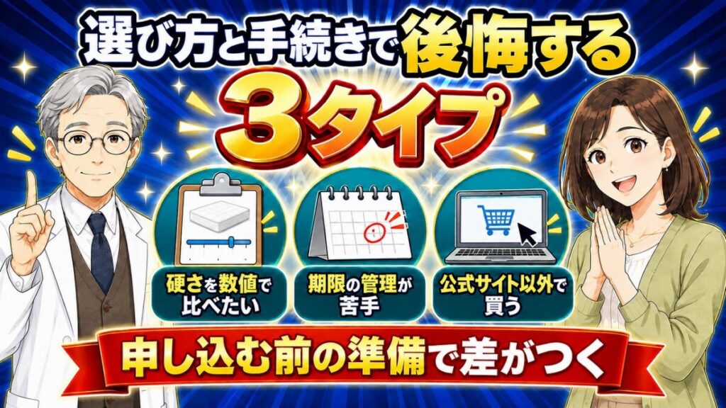 NELLマットレスで後悔する人7タイプ