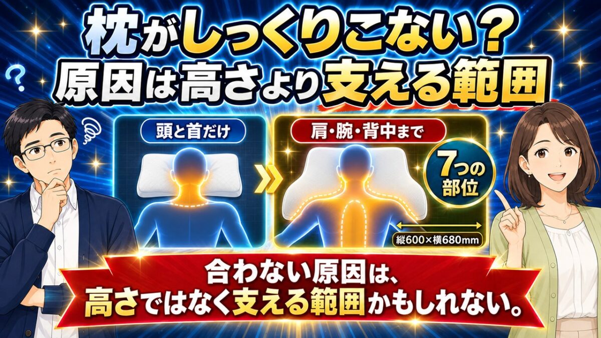 トゥルースリーパー 枕 合わない