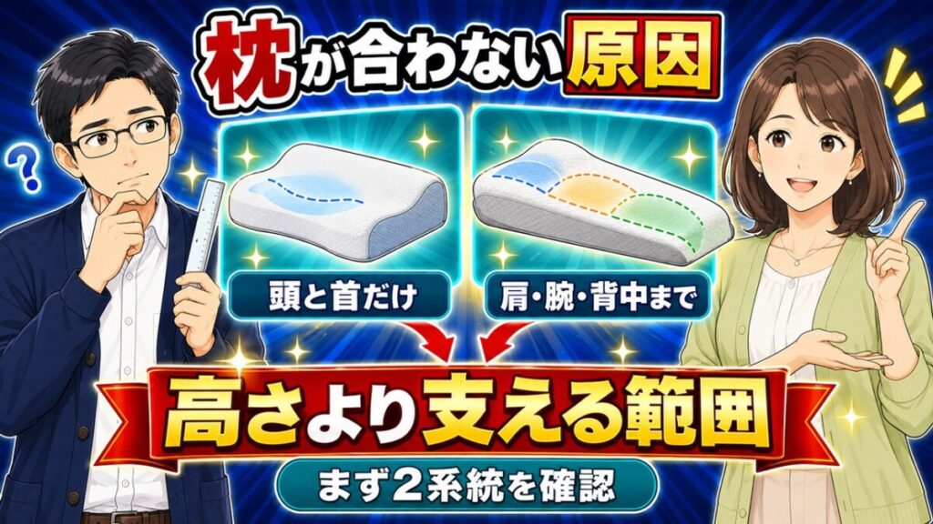 トゥルースリーパー枕合わない