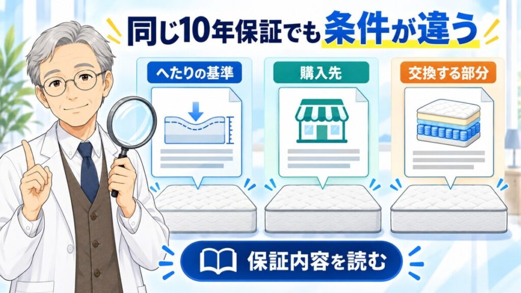 マットレス 10年 費用 比較
