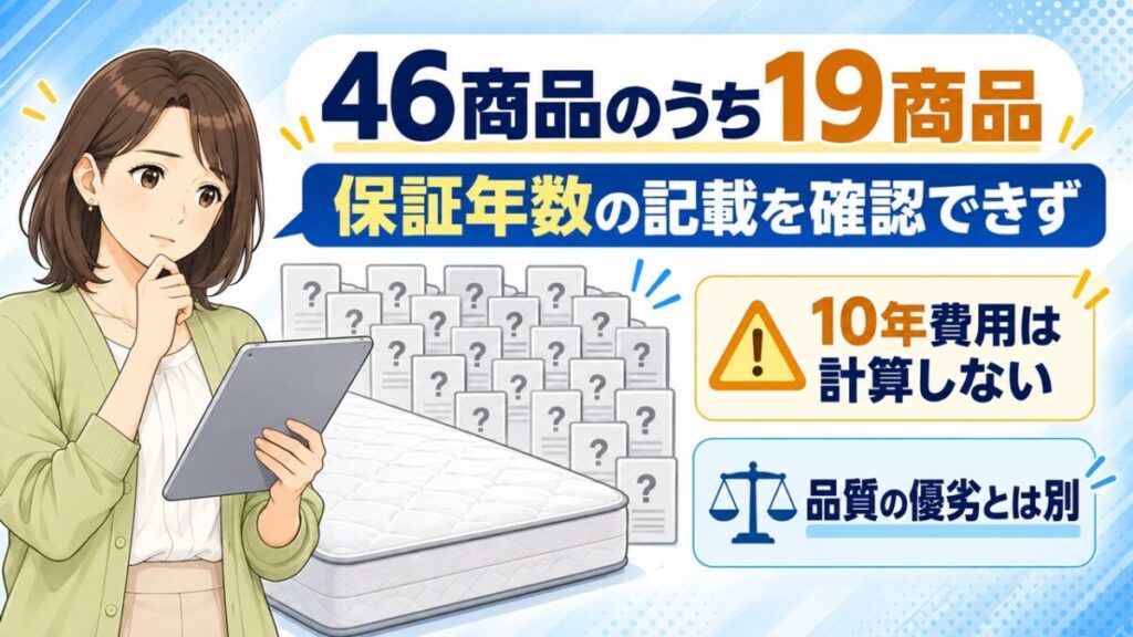 マットレス 10年 費用 比較