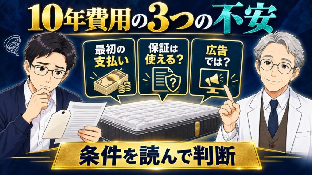 マットレス 10年 費用 比較