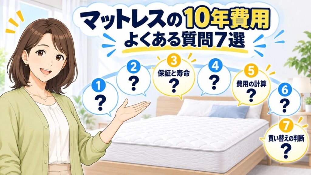 マットレス 10年 費用 比較