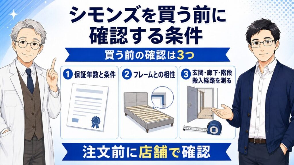 マットレス おすすめシモンズ