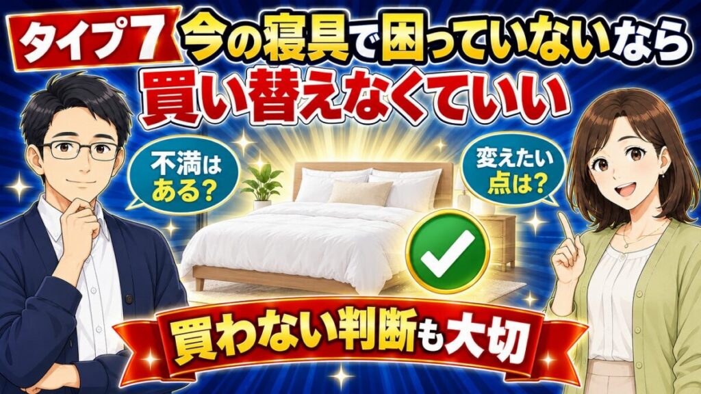 NELLマットレスで後悔する人7タイプ